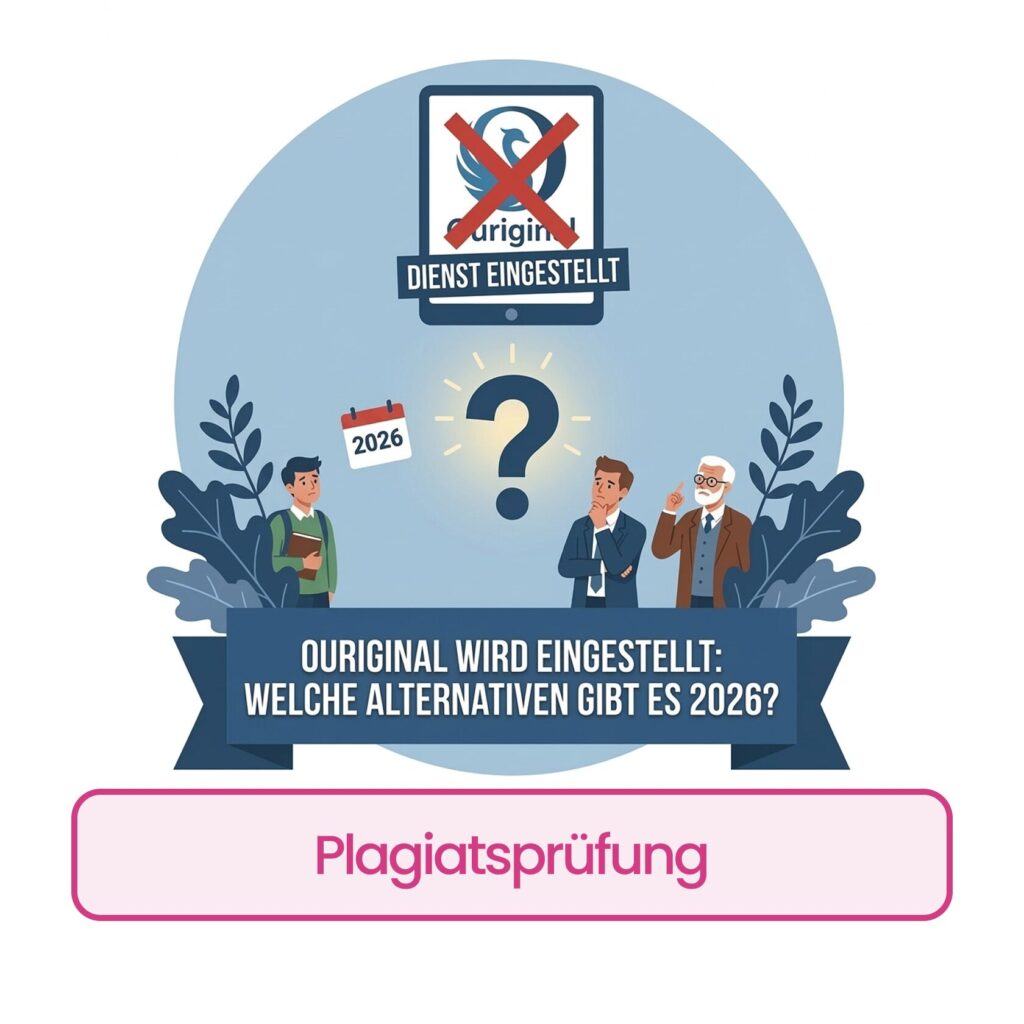 Ouriginal Alternative für Plagiatsprüfung nach dem Sunset