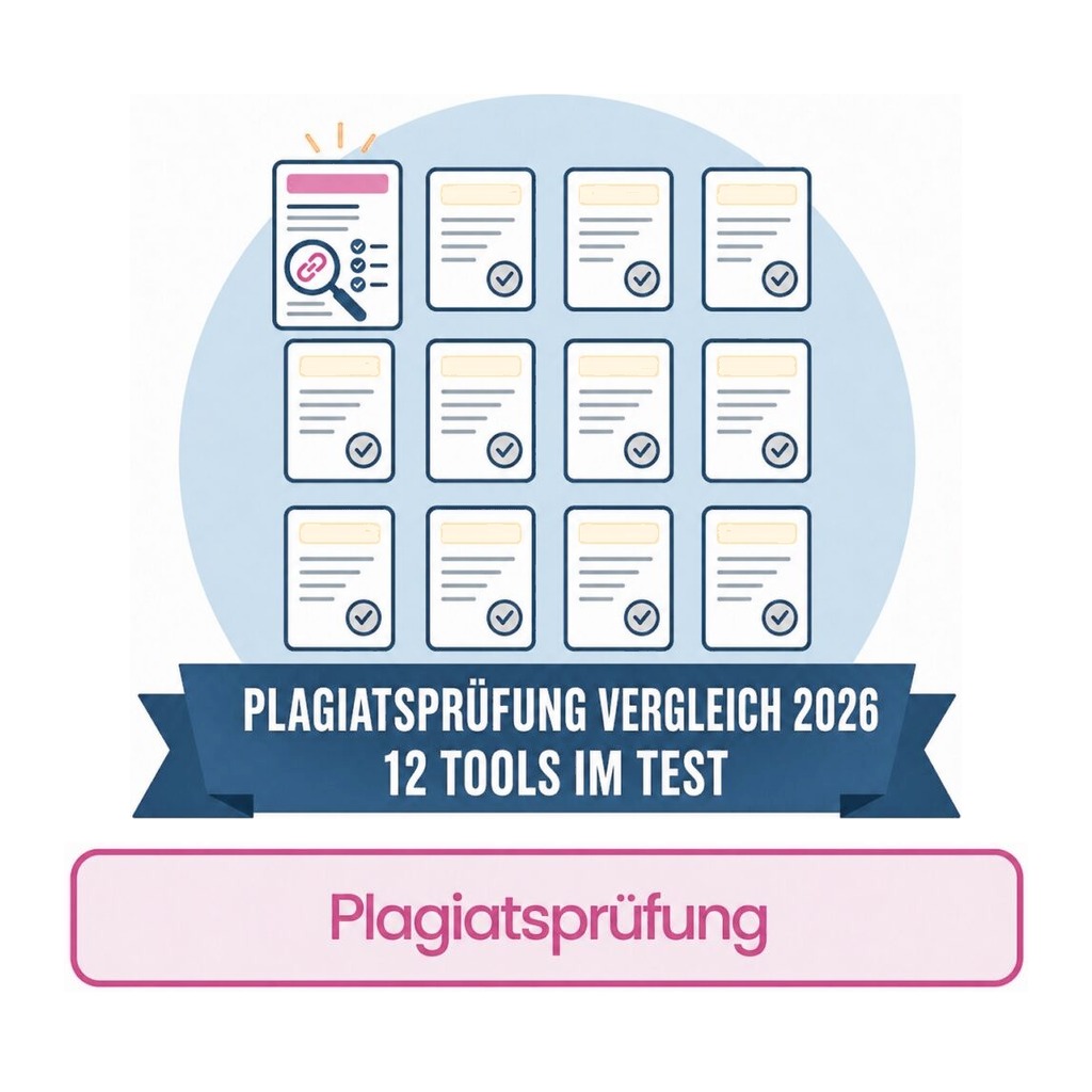 Plagiatsprüfung Vergleich 2026 mit zwölf getesteten Tools