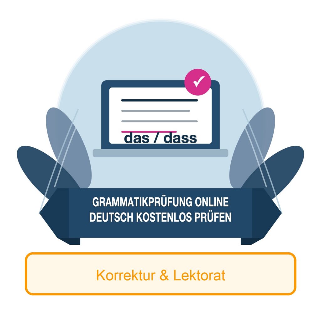 Grammatikprüfung online für wissenschaftliche Texte