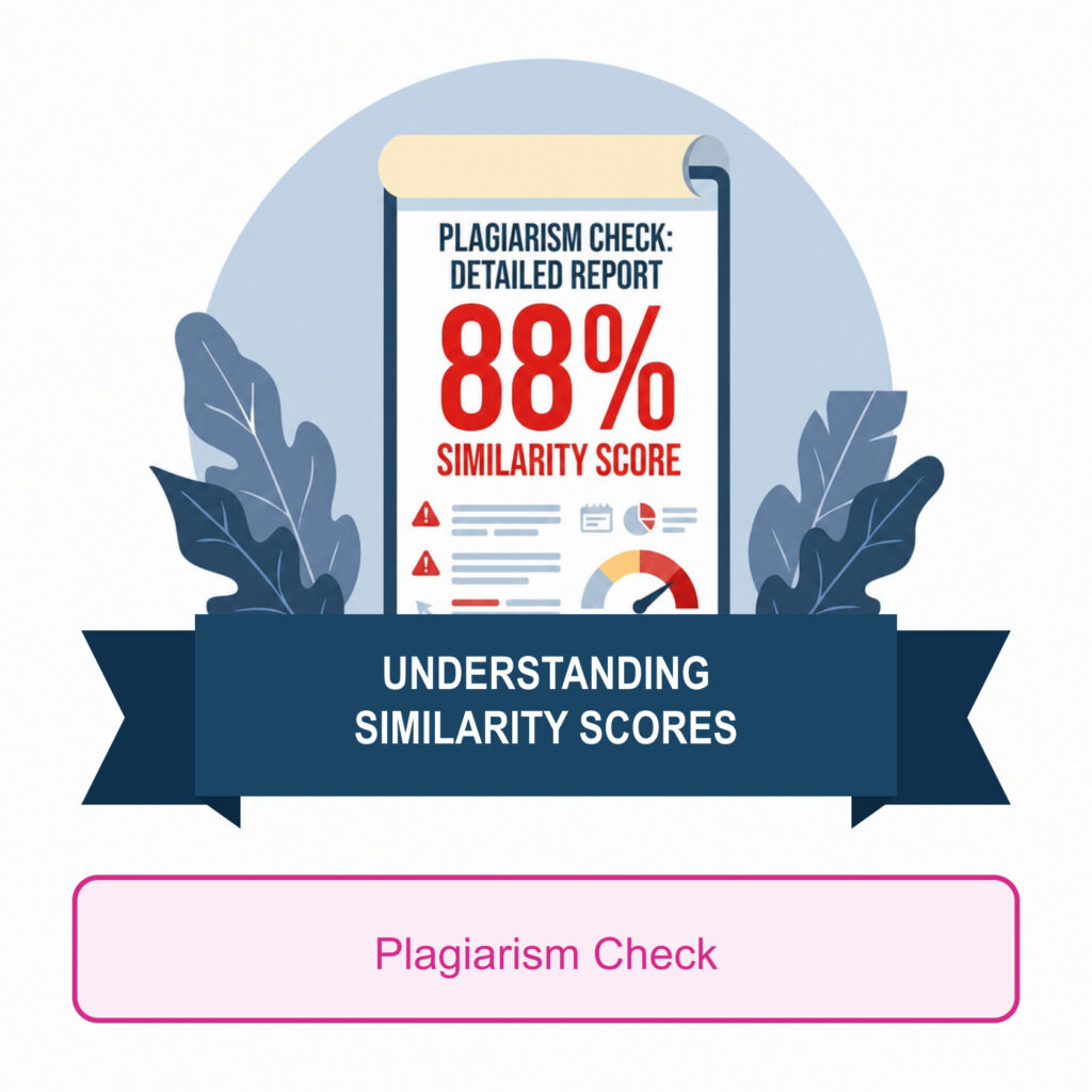 Understanding the similarity score in a plagiarism report