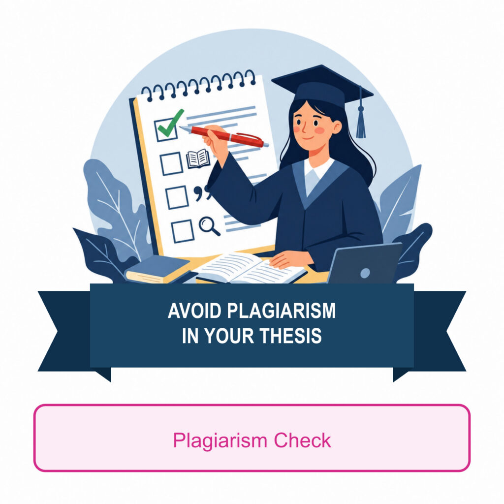 Avoiding plagiarism in a thesis before submission