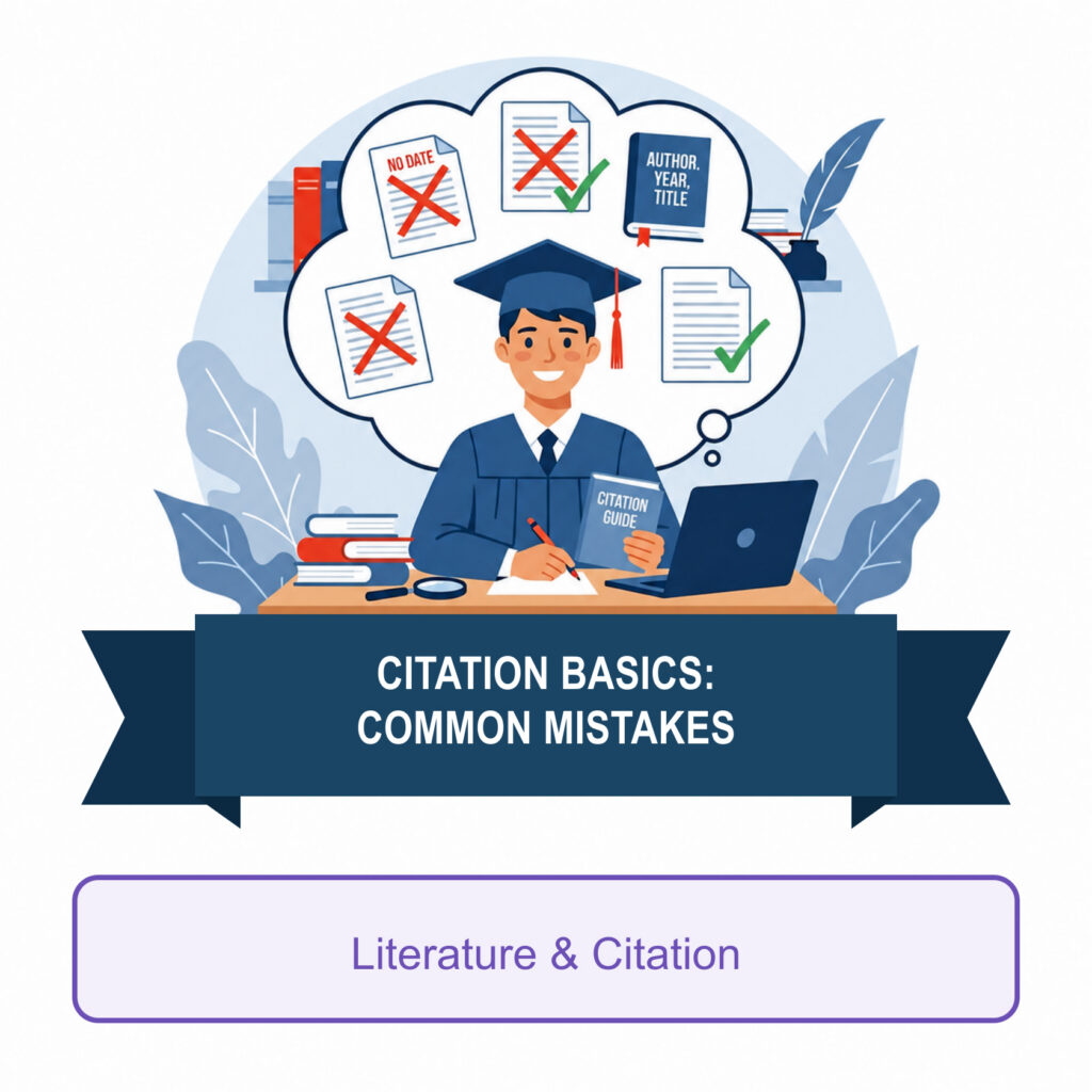 Citation basics and common citation mistakes