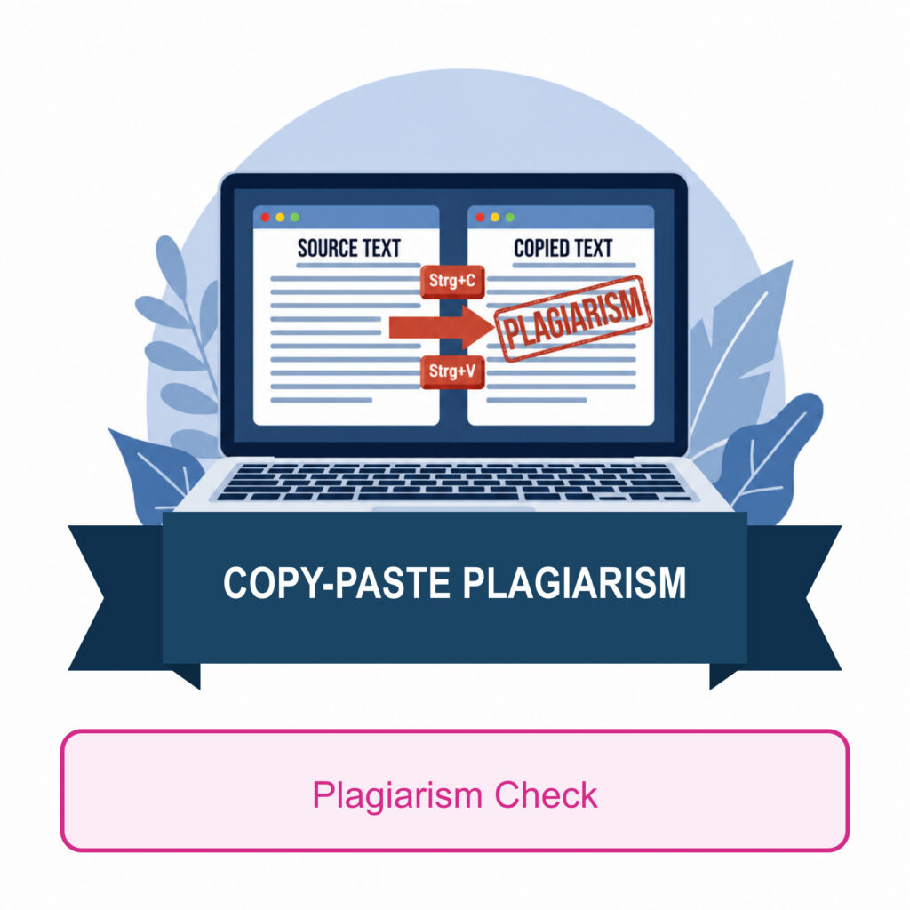 Avoiding copy-paste plagiarism in academic writing
