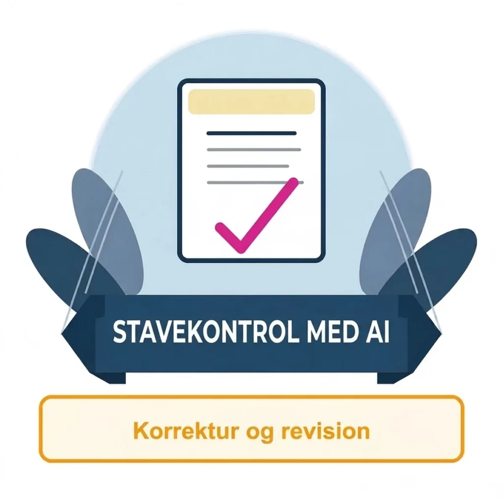 Stavekontrol med AI: tjek stavning, grammatik og stil