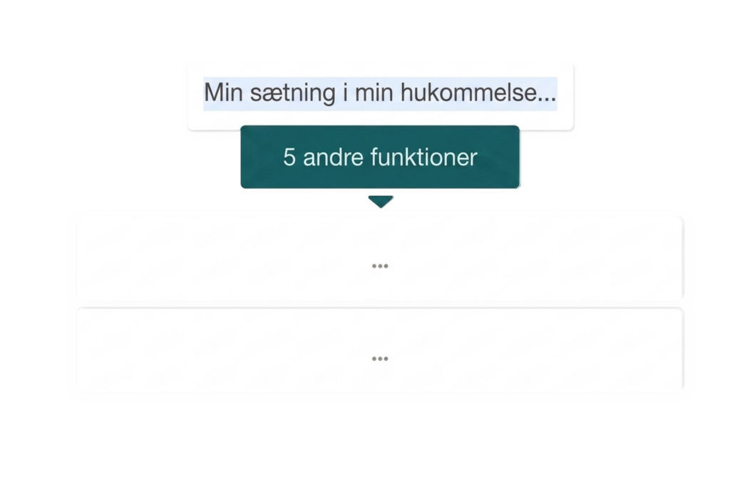 Ai-Skriveassistent Til Akademiske Tekster 15 Illustration af skrivefunktionerne ud fra en sætning i din opgave.