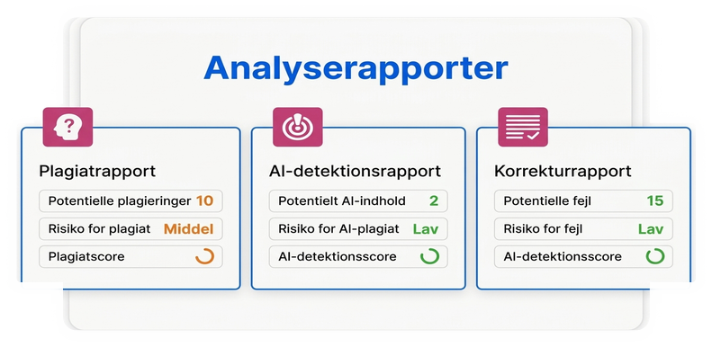 Stavekontrol Og Grammatik 4 Illustration af Mimir Mentors korrekturrapport