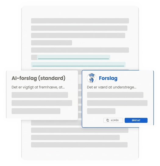 Forside 6 Illustration af Mimir Mentors skriveværktøjer