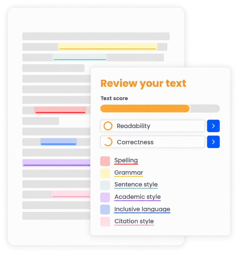 Academic Grammar Checker 10 Mimir Mentor text review with spelling, grammar and academic style categories