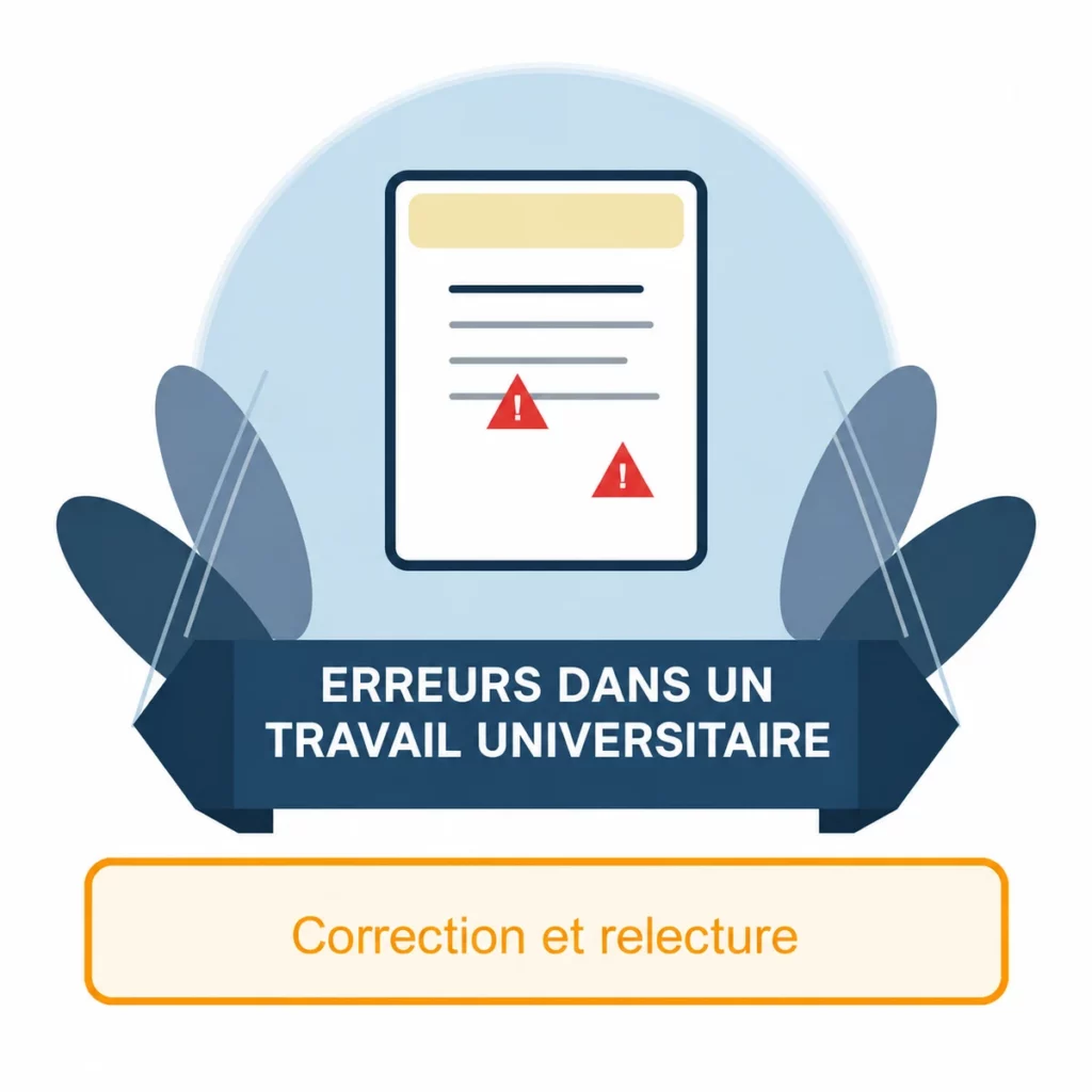 Erreurs fréquentes dans un travail universitaire : les éviter