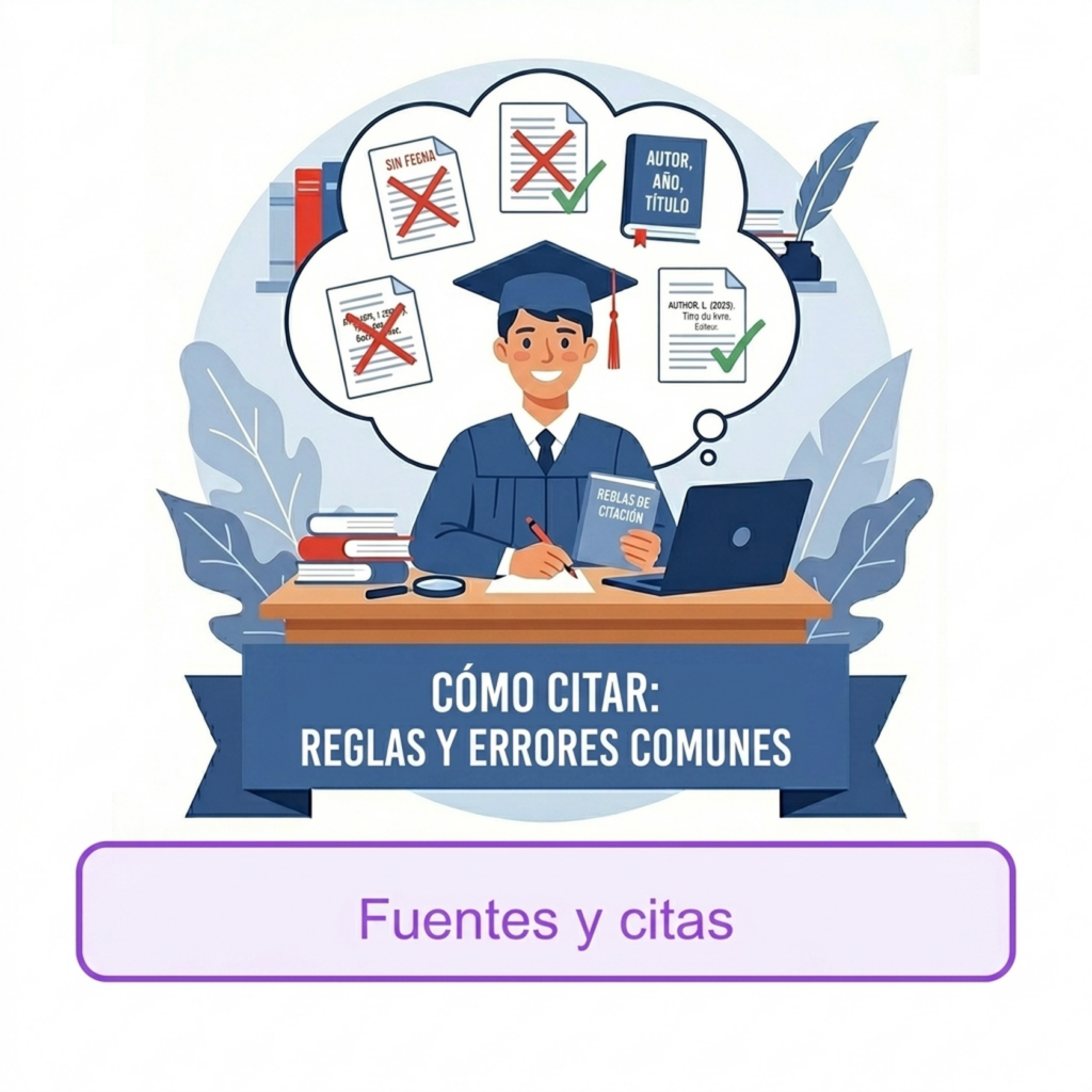 Cómo citar: fundamentos, estilos de citación y errores frecuentes