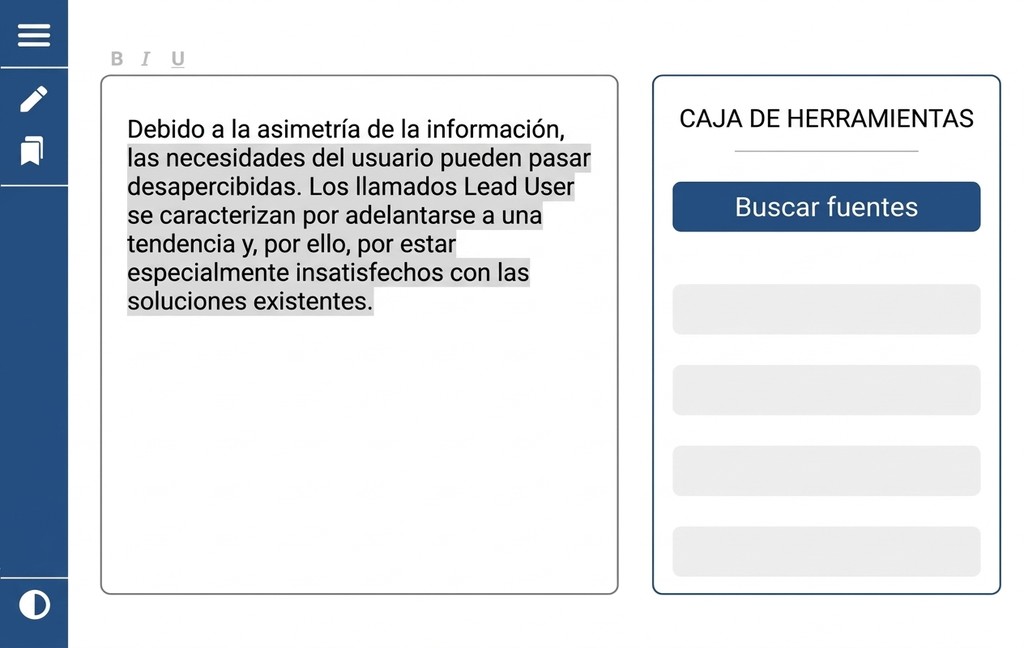 Trabajo Académico Con Ia: Búsqueda, Redacción Y Corrección Con Mimir 14 Encontrar fuentes para una afirmación en el editor de Mimir Mentor