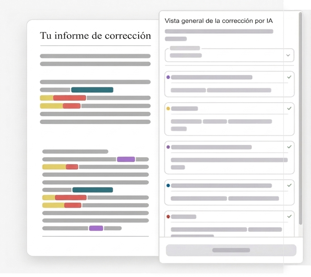 Inicio 5 Ilustración del informe de corrección de Mimir Mentor