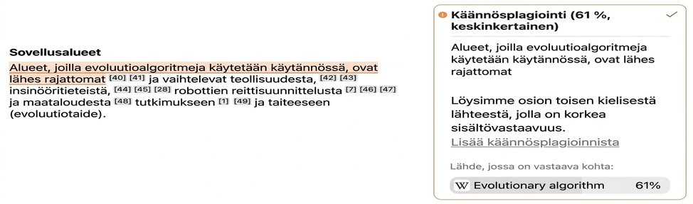 Plagioinnin Muodot: Mitä Sinun Pitää Tietää 2 Mimir Mentor kuvakaappaus: käännösplagiointi