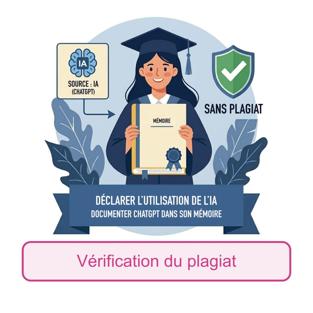 Illustration : Déclarer l’utilisation de l’IA dans un mémoire : méthode et exemples