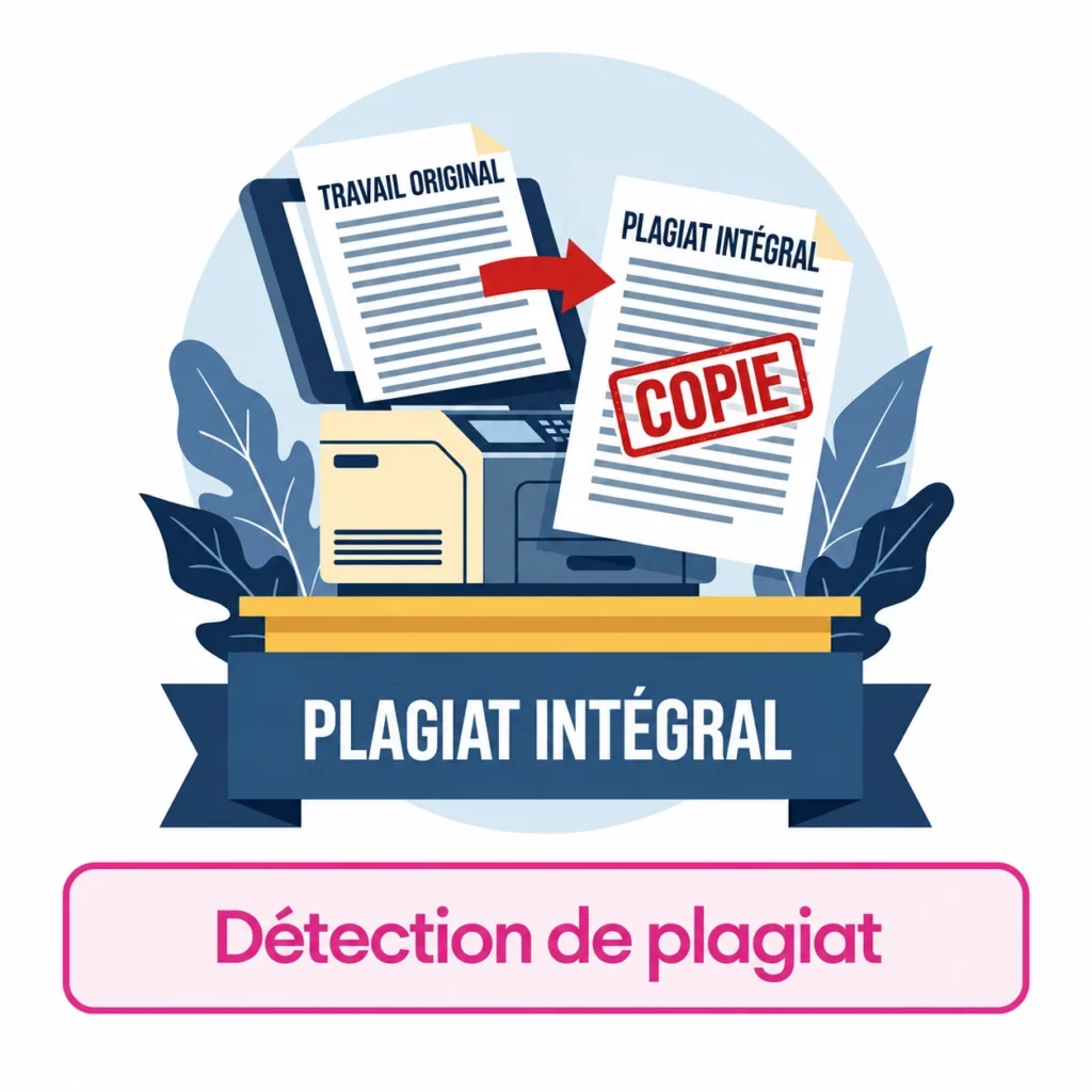 Un document original passe dans une imprimante et devient une copie intégrale.