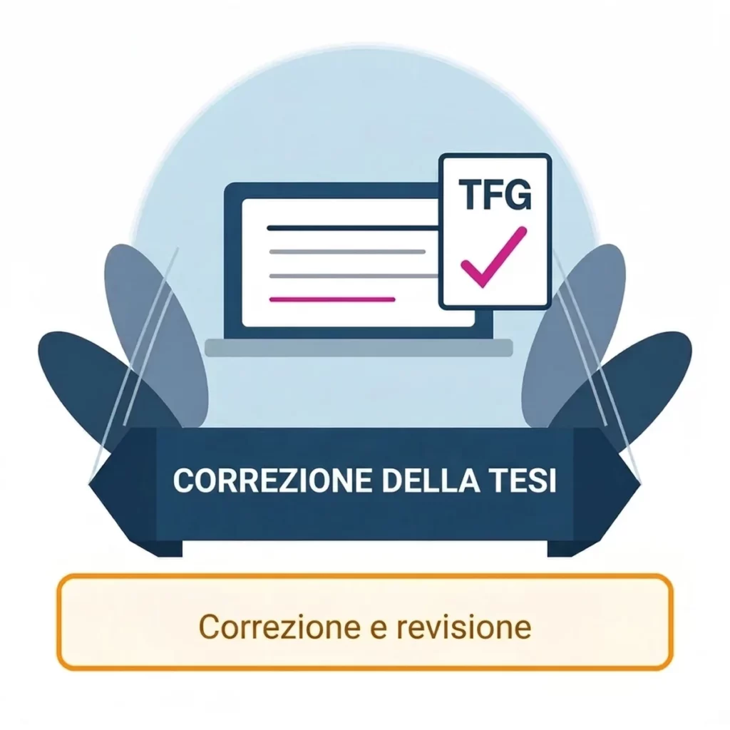 Correzione della tesi: controllare ortografia, grammatica e stile