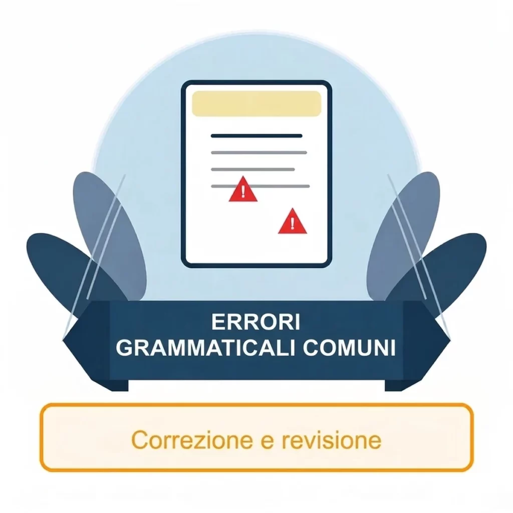 Errori grammaticali comuni nella tesi: ortografia, grammatica e stile