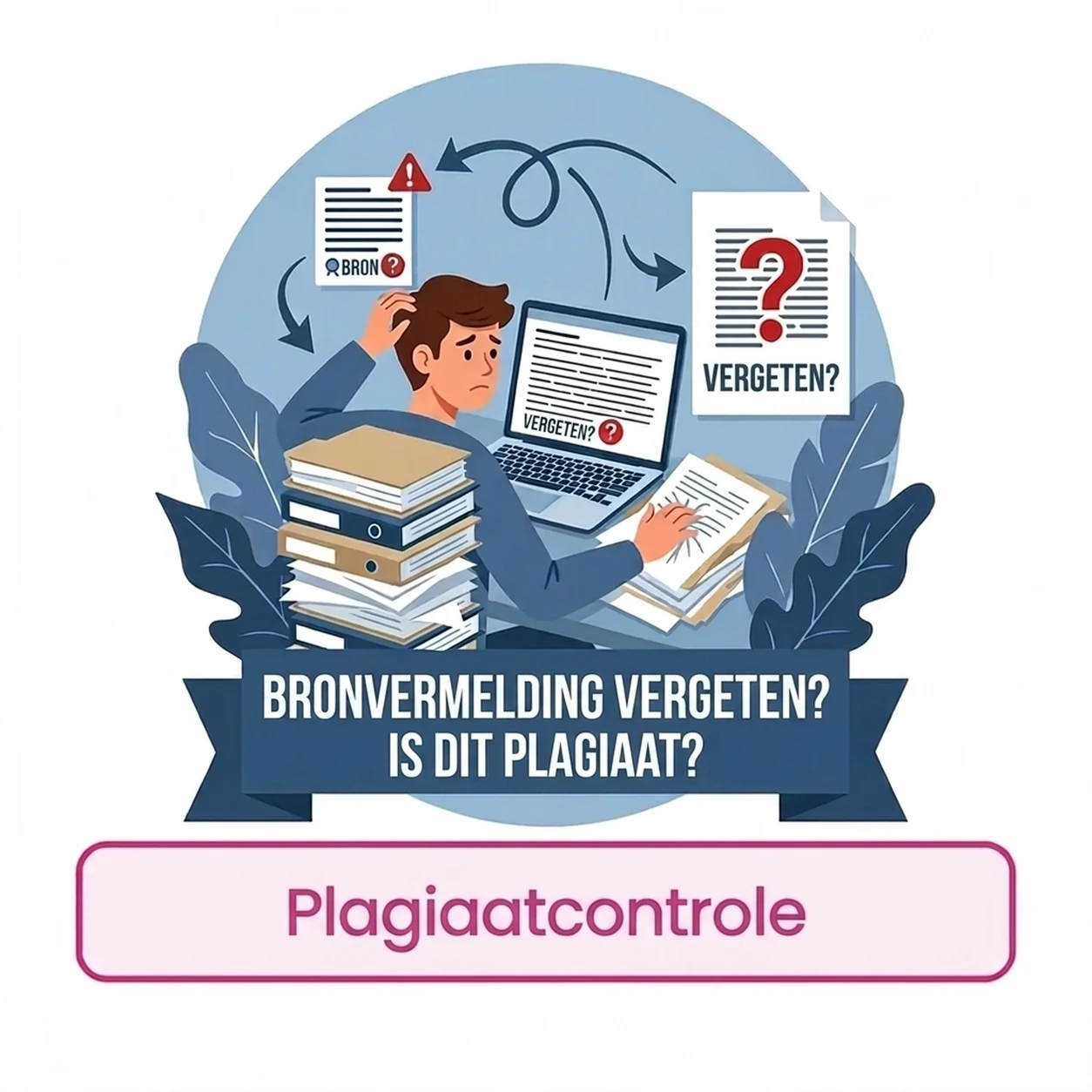 Bronvermelding vergeten: is dat al plagiaat?