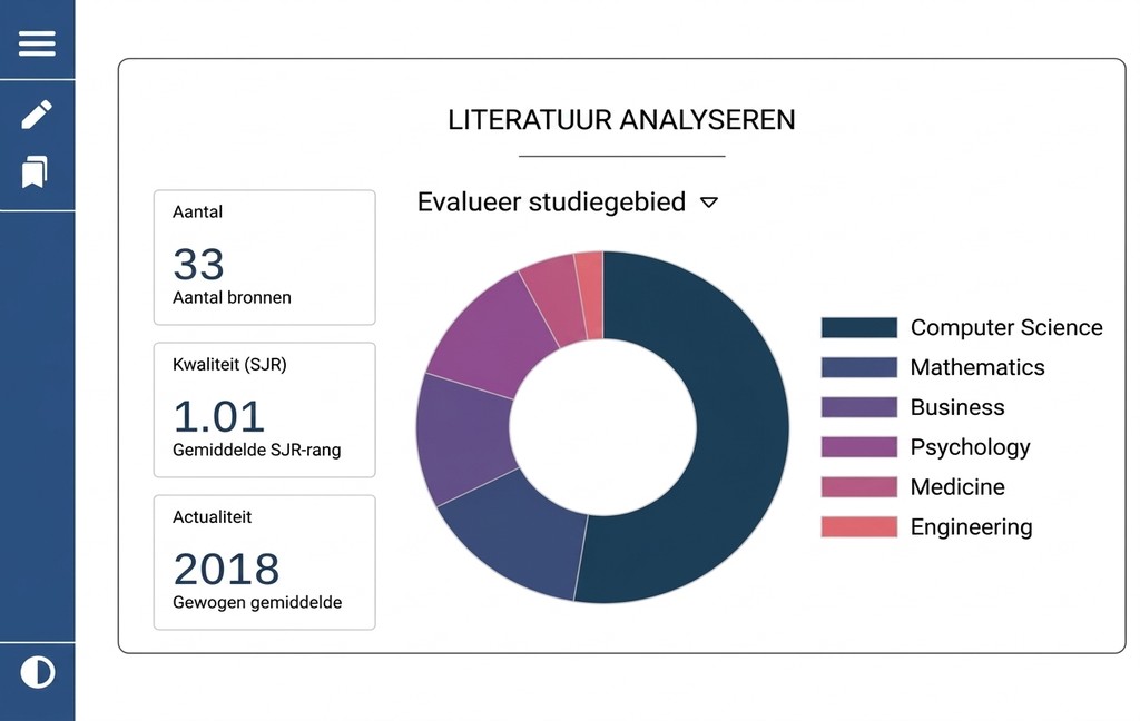 Statistieken over je literatuur in Mimir Mentor