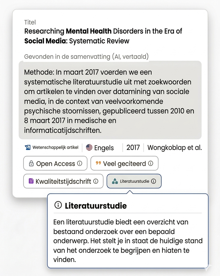 Bronnen Zoeken Met Ai 11 Details van een bron met vertaalde samenvatting en bibliografische gegevens.