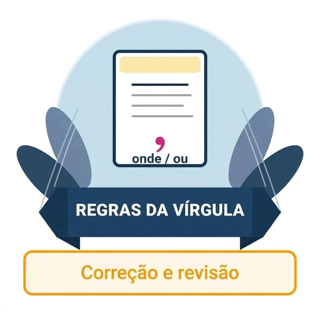 Regras da vírgula no trabalho académico: exemplos e erros típicos