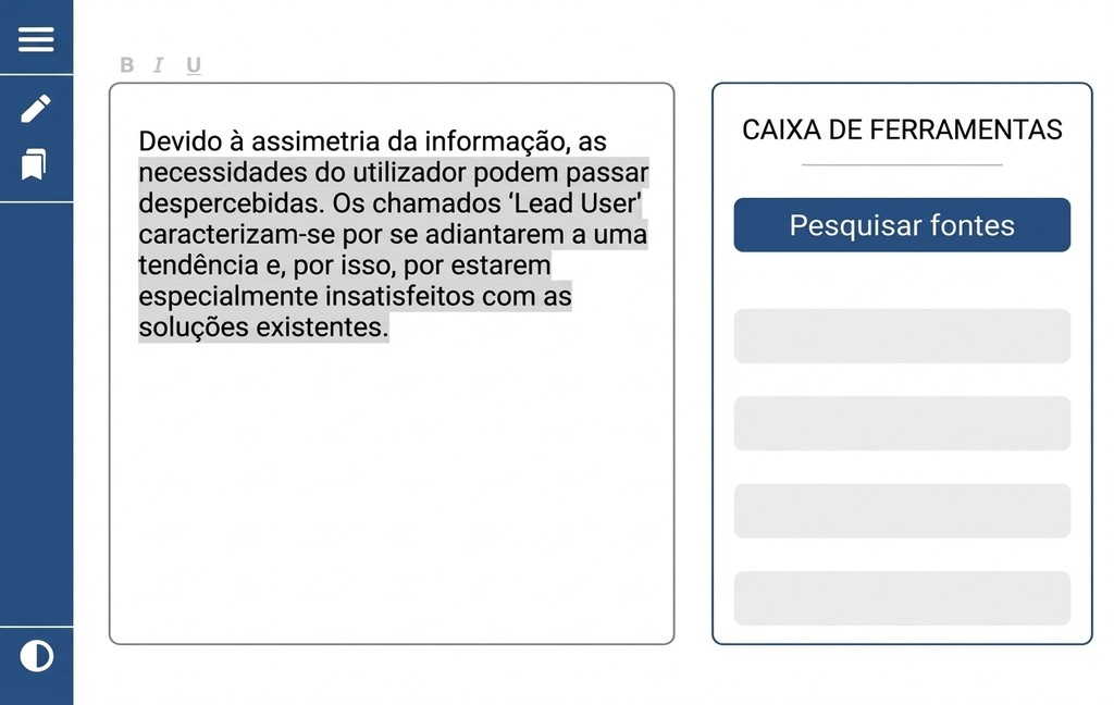 Escrita académica com IA no Mimir Mentor