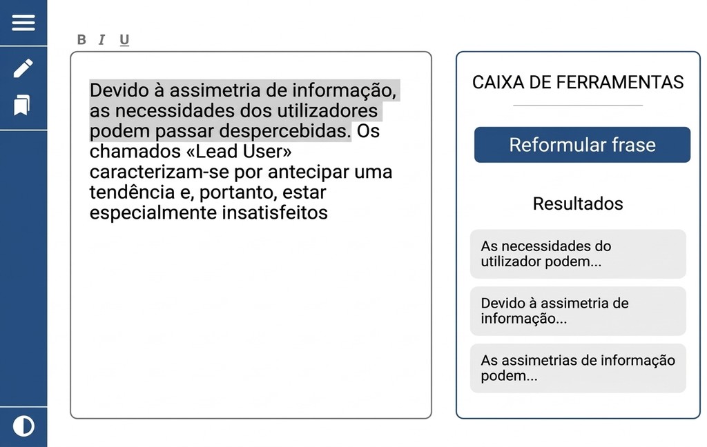 Escrita académica com IA no Mimir Mentor