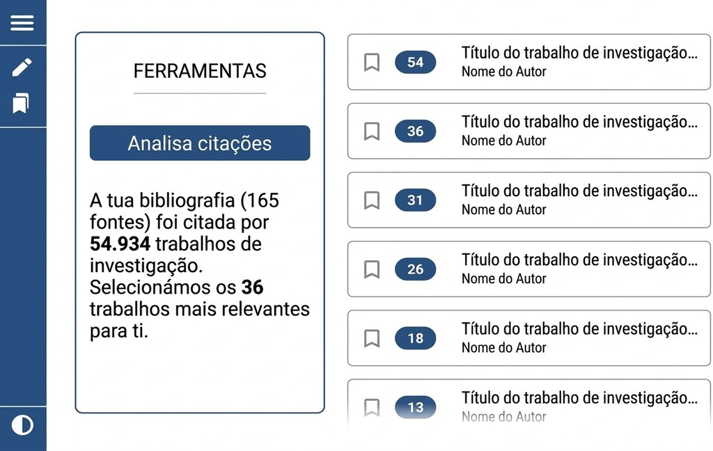 Escrita académica com IA no Mimir Mentor