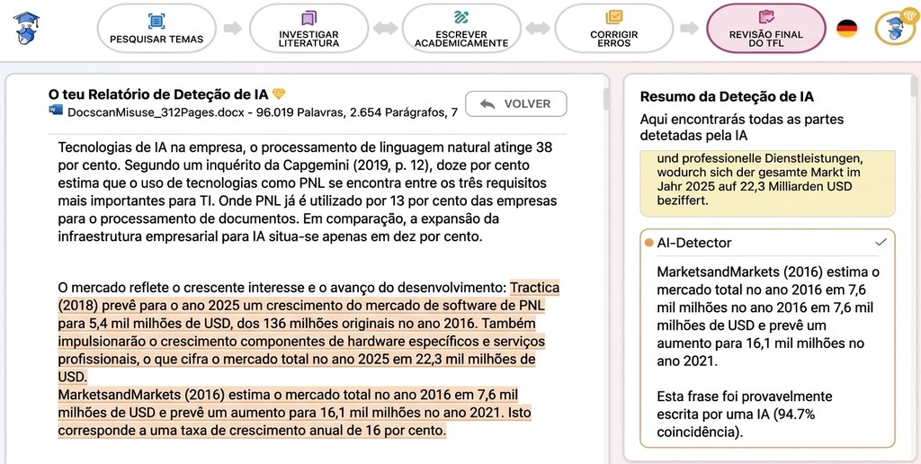 Declarar O Uso De Ia: Como Documentar O Chatgpt No Teu Trabalho 1 Deteção de IA do Mimir Mentor