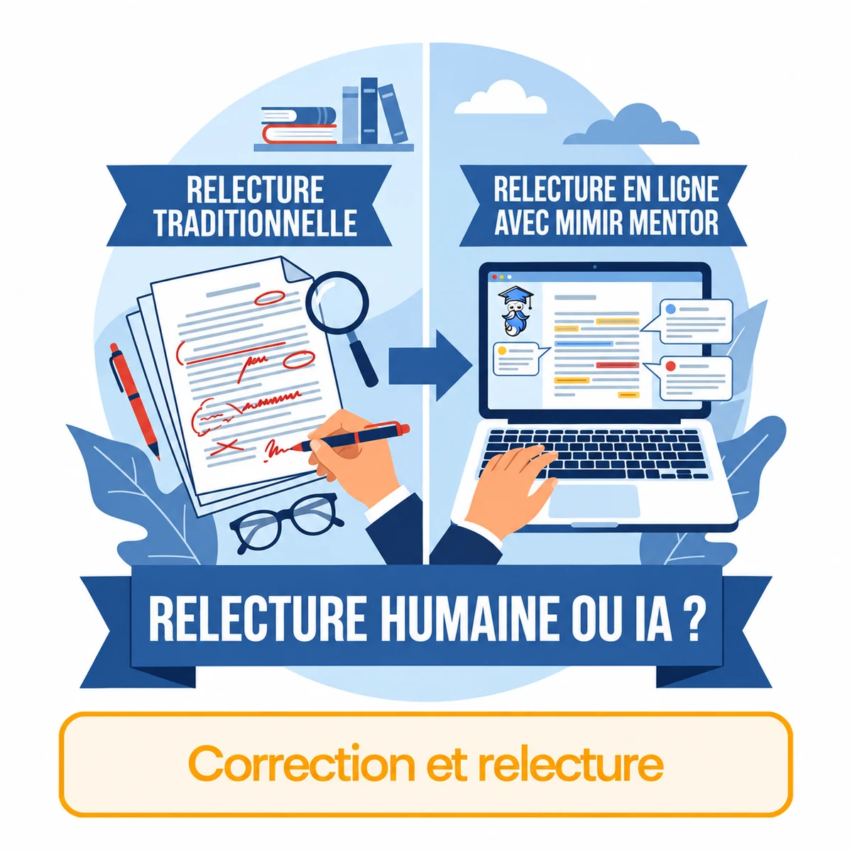 Relecture humaine ou IA : que choisir pour un mémoire ?